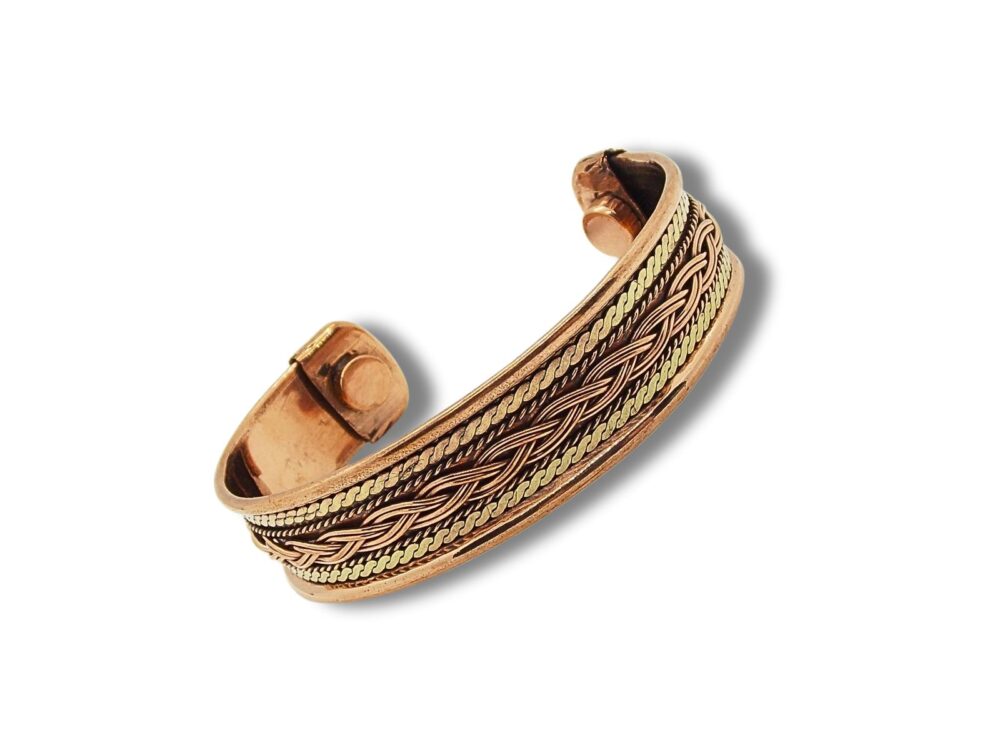 Bracelet en cuivre et doré