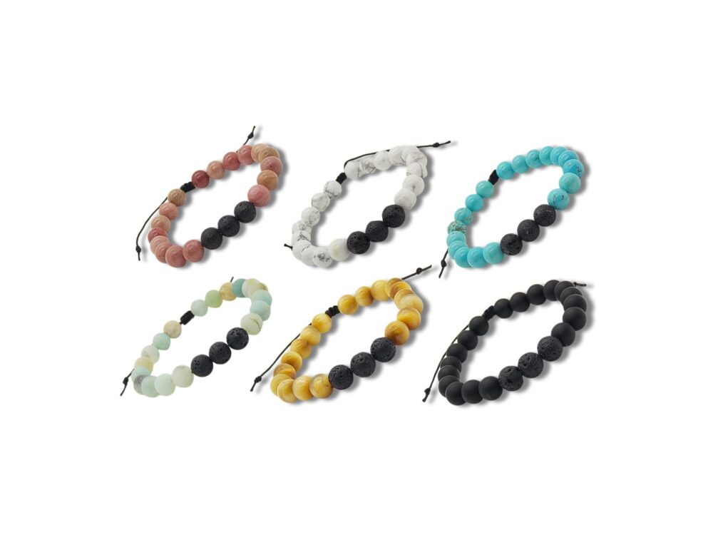 Bracelet diffuseur d'huiles essentielles collection ethnique