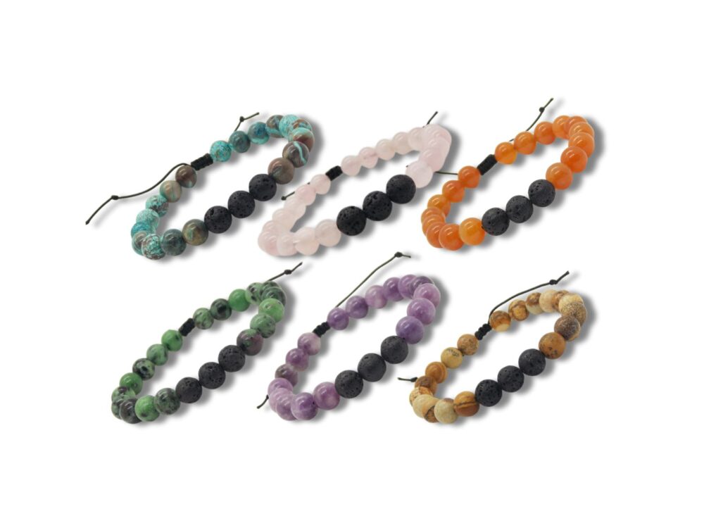 Bracelet diffuseur d'huiles essentielles collection tropicale